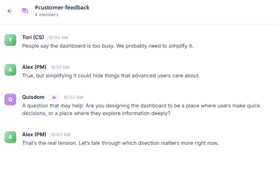AI helping clarify ambiguous decisions